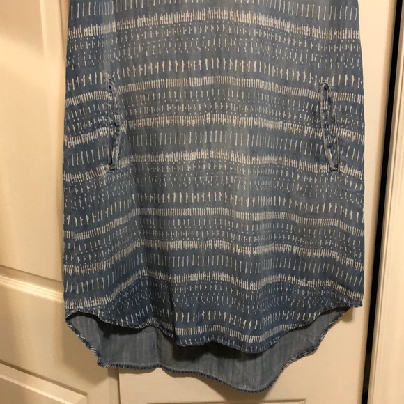 Dex patterned denim look dress - Picture 2 of 5